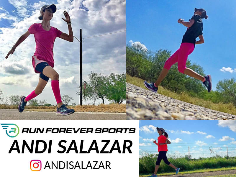 Run Forever Sports Ambassador Andi Salazar