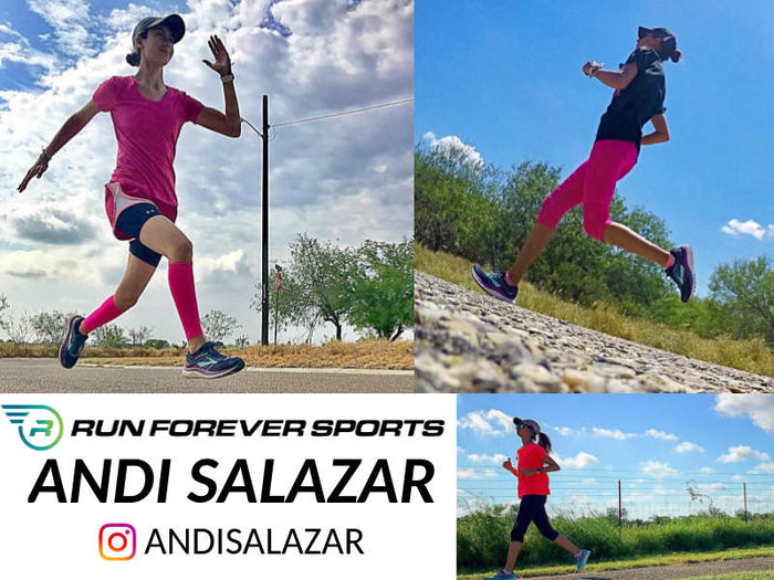 Run Forever Sports Ambassador Andi Salazar